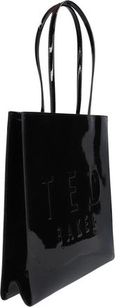Ted Baker Tassen, Dames, Zwart, ONE Size, Polyester, Iconny Large Icon Tote