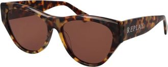 Replay Cat Eye Zonnebril - Dames - Zonnebrillen - Veelkleurig - ONE Size - Accessoires
