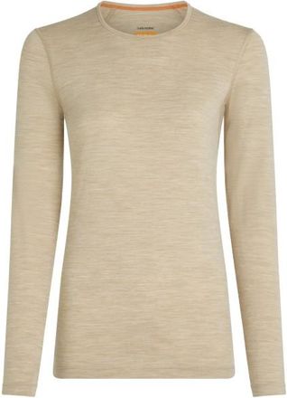 Icebreaker 200 Oasis L/S Crewe Merinounterw&auml;sche f&uuml;r Damen | beige