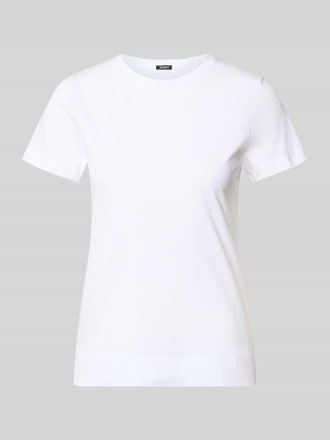 Joop T-Shirt mit Rundhalsausschnitt und Motiv-Stitching in Weiss, Gr&ouml;&szlig;e 34