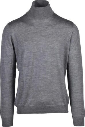 Gran Sasso Dolcevita Turtleneck - Heren - Coltruien - Grijs - XL - Wol - Truien & Vesten