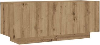 vidaXL Vidaxl - Bedside Cabinet Artisan Oak 100x35x40 cm Engineered Wood