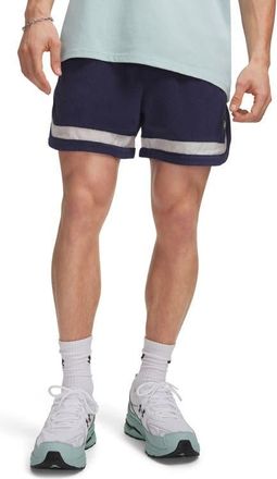 Under Armour Icon Terry Cloth Shorts in Midnight Navy at Nordstrom, Size Xx-Large