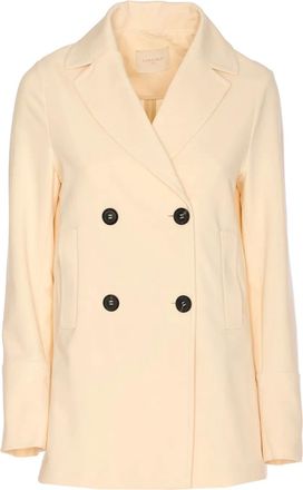 Circolo 1901 stretch-cotton double-breasted coat - Neutrals