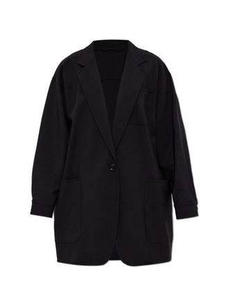 Max Mara Orlaya Oversize Stretch-Wool Canvas Jacket