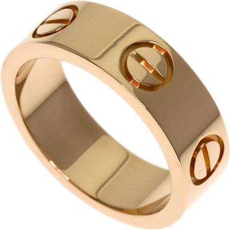 Cartier Pink Gold (18K) Band Ring (Pre-Owned)