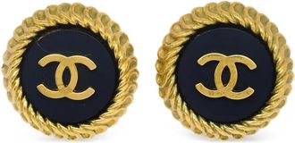 Chanel Orecchini a bottone 1995 - Oro