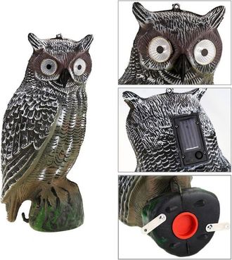 OEM Se&ntilde;uelo De B&uacute;ho De Energ&iacute;a Solar Para Caza, Ahuyentador De Aves, Control De Plagas, Decoraci&oacute;n De Jard&iacute;n, Ojos Que Brillan