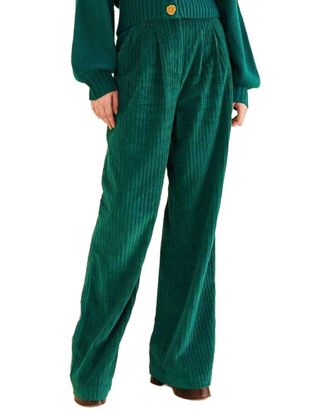 Farm Rio Farm Rio Emerald Corduroy Pants