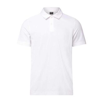 HUGO BOSS Heren P-Paino 152 Poloshirt (Wit)