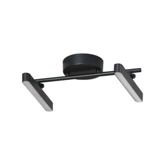 Lindby Lindby L&aacute;mpara De Techo Led eldrin En Negro Metal