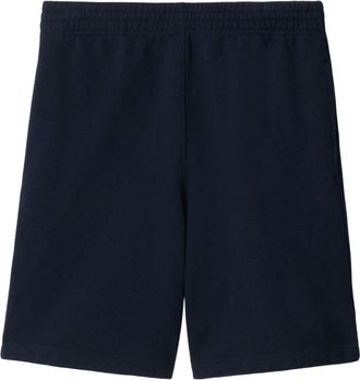 Burberry EKD-appliqu&eacute; cotton shorts - men - Cotton/Cotton - L - Blue