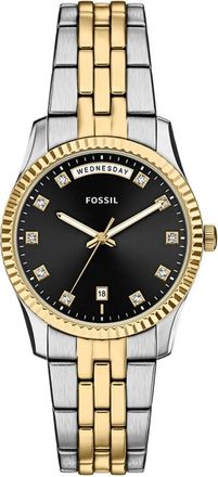 Fossil Womens Scarlette Black Dial Watch