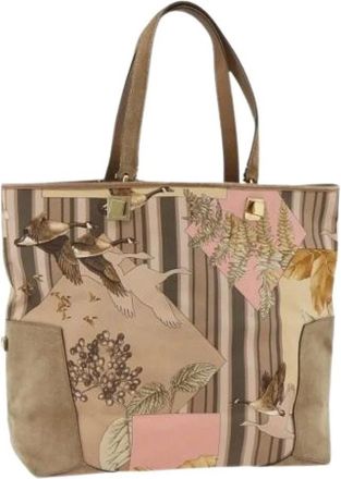 Ferragamo Pre-owned Tote Bags, female, Multicolor, Size: ONE SIZE Pre-owned Tote Bag