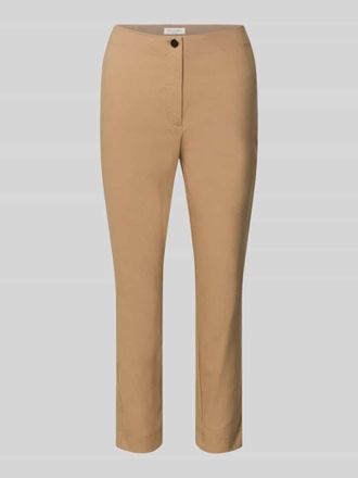 Christian Berg Slim Fit Stoffhose in verk&uuml;rzter Passform Modell Benga in Camel, Gr&ouml;&szlig;e 32