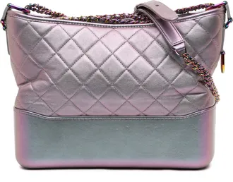 Chanel Tweedehands Medium Iriserend Kalfsleer Gabrielle Crossbody