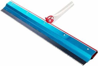 OEM Raclette Crant&eacute;e - Acero Inoxidable - Altura Dientes 3 Mm - Para Hormig&oacute;n Y Revestimientos Autonivelantes - 560 X 60 Mm - 1 Unidad