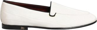 Dolce & Gabbana Loafers Geklede Schoenen - Heren - Loafers - Wit - 41 EU - Leer - Schoenen