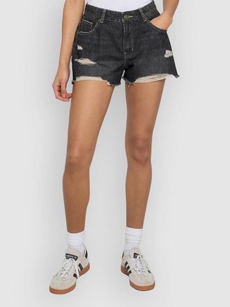 Urban Classics Destroyed Denim Pantaloncini nero