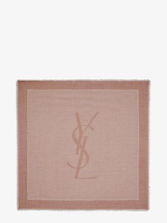 Saint Laurent Foulard Cassandre in cashmere e seta - SAINT LAURENT - gender_Woman
