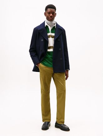 Tommy Hilfiger Mens Straight Flex Chino - Uniform Olive - 31W x 32L