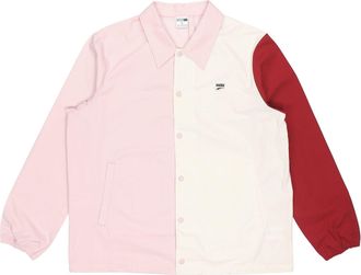Puma Embroidered Small Label Contrasting Colors Sports Woven Logo Jacket Pink 532172-36