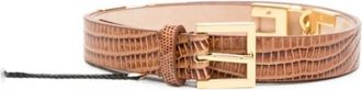 Elisabetta Franchi Ct 54S66E2 FK3 Belt - Dames - Riemen - Bruin - S - Accessoires