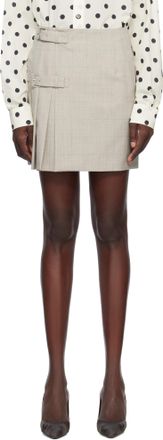 スカート Moschino Shetland Wool Knit Skirt With Landscape Intarsia Moschino Shetland Wool Knit Skirt With Landscape Intarsia