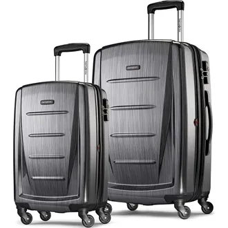 Samsonite Winfield 2 (20/28) 2-Piece Set Hardside Expandable Luggage with Spinner Wheels in Charcoal at Nordstrom