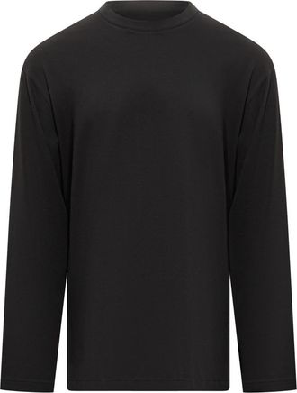 Yohji Yamamoto Black Crew Neck T-Shirt