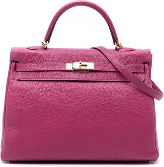 Herm&egrave;s Pre-owned Hermes Togo Kelly II Retourne 35 Ladies Y2AKB8FZT5QBHJE4