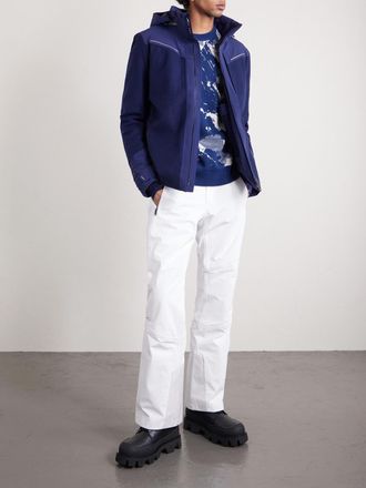 Kjus Frostline Padded Shell-Trimmed Wool Hooded Jacket