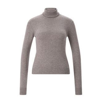 Saint Laurent Kasjmieren breigoed - Dames - Truien - Bruin - Maat: S Kasjmier