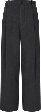 TOMBOY Plooibroek met pied-de-poule print - Grijs