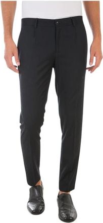 Daniele Alessandrini Jeans - Heren - Slim Fit Broeken - Blauw - L - Polyester - Broeken