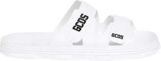 GCDS Gcds, Schoenen, Dames, Wit, 41 EU, Rubber Slide