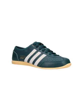 adidas Striped Leather Sneaker - Green
