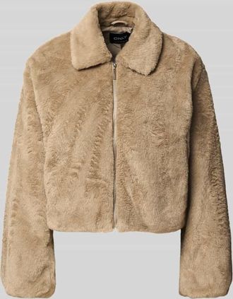 Only Regular Fit Webpelzjacke mit Umlegekragen Modell DANA in Ecru, Größe XL