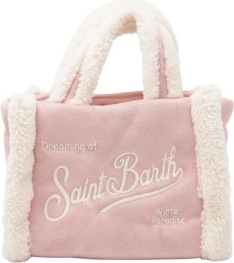 MC2 Saint Barth Colette Shearling Tas - Dames - Tassen - Roze - Maat: ONE Size Poliester