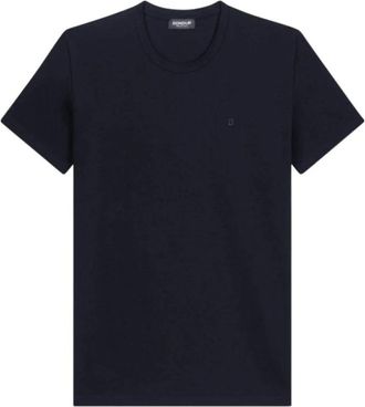 Dondup T-shirt Regular in Jersey Stretch - Heren - T-shirts - Zwart - L - Tops