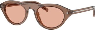 Prada Sunglasses, unisex, Brown, Size: 51 MM B15S Sunglasses