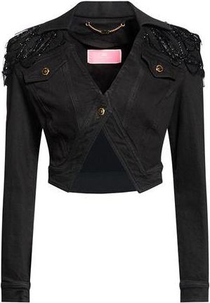 Elisabetta Franchi COATS & JACKETS - Denim outerwear on YOOX.COM