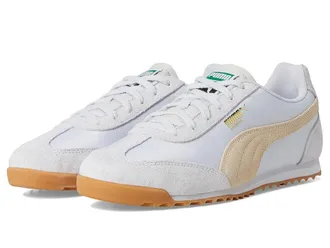 Puma Arizona Nylon Shoes Womens Shoes Silver Mist/Canvas/Gold : 6.5 B - Medium, Leather