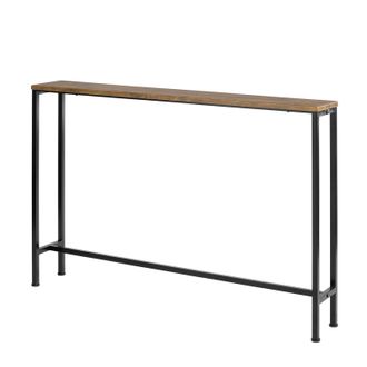 SoBuy Mesa De Entrada Recibidor Mesa De Consola Mdf Y Hierro 120 X 80 X 20 Cm Fsb19-xl-n Sobuy Es