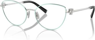Tiffany & Co. Blauwe Brillen Montuur - unisex - Brillen - Blauw - 56 MM - Accessoires