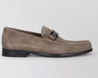 Ferragamo leather loafers