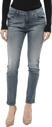 Diesel Blue Skinny Mid Rise Jeans