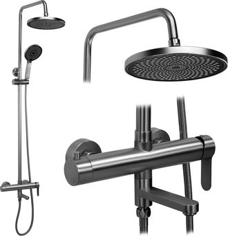Rea Juego De Ducha Rea Arcos Titanium