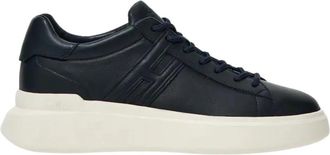 Hogan Blauwe Sneakers met Memory Foam Voetbed - Heren - Sneakers - Blauw - 39 EU - Leer - Schoenen