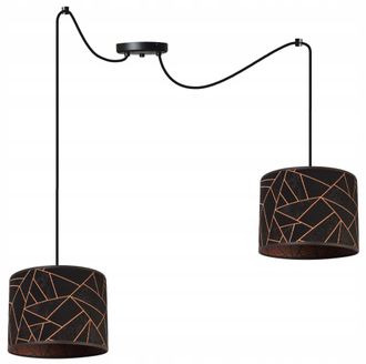 OEM L&aacute;mpara De Techo Colgante, Pantalla Con Estampado De Ara&ntilde;a, Cobre